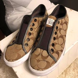 COACH SLIP ON SHOES